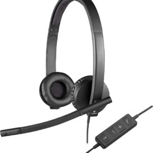 Casque filaire Logitech H570e, casque stéréo antibruit catégorie A