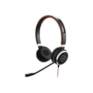 Casque stéréo filaire Jabra Evolve 40 annulation de bruit sur la tête prise jack 3,5 mm