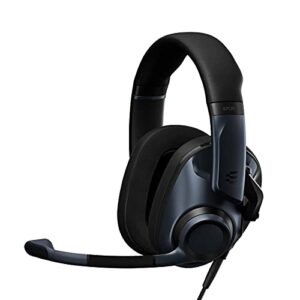 Epos H6 Pro Casque Audio Fermé avec Micro - Arceau Léger – Soulever pour Mettre en Sourdine - Casque Micro Confortable pour PC, MAC, PS4, PS5, Xbox Série X, Xbox One, Nintendo Switch (Noir)