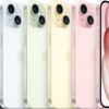 iphone 15 multi couleurs