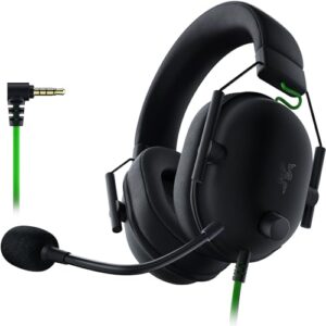 Razer BlackShark V2 X - Casque Gaming Esports Multiplateforme (Haut-parleurs Triforce de 50mm, Annulation Passive du Bruit Avancée, Son 7.1 Surround, Microphone Cardioïde) Noir