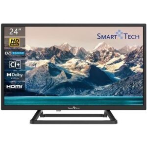 Smart Tech TV LED HD 24 pouces (60cm) 24HN10T3 Triple Tuner Dolby Audio H.265 HDMI USB