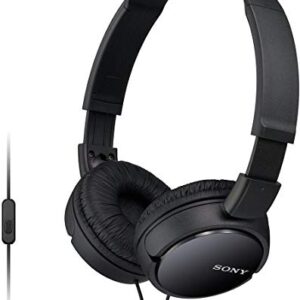 Sony MDR-ZX110AP Casque Pliable avec Microphone - Noir