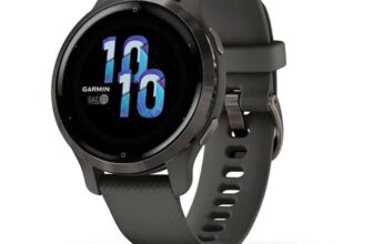 Garmin Venu 2S – Montre connectée GPS multisports avec écran AMOLED – autonomie longue durée (11 jours) – Noire / Gray - Boitier 40 mm