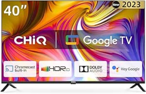 Téléviseur ChiQ, 40 pouces (100 cm) Smart TV, HDR10, Google TV, Full HD 1080p, TV LED